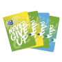 Zeszyt Oxford Never Give Up A5/60 kratka, z marginesem - 2