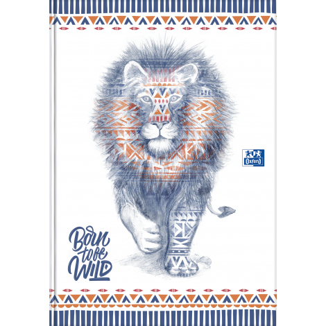 Brulion Oxford Boho A5/96 kratka, z marginesem - 3
