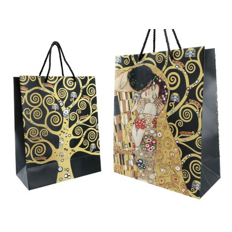 Torebka prezentowa 30x42x15cm - G. Klimt, Adela, Pocałunek