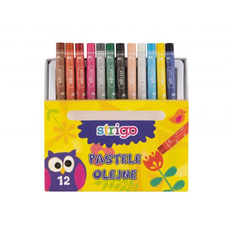 Pastele olejne Strigo Jumbo, 12 kolorów - 2