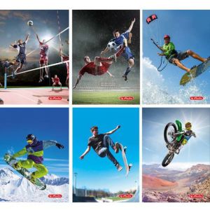 Zeszyt Herlitz Sport A5/16 kratka