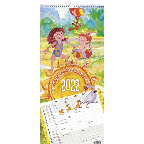 2026 Kalendarz Spirala  MiP Rodzinny 5-osobowy - 2