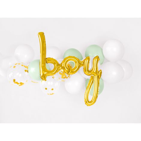 Balon foliowy Boy, 63,5x74cm, złoty - 4