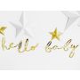 Baner Little Star - Hello Baby, 18 x 70 cm, złoty - 7