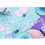 Baner Happy Birthday, 16,5 x 62 cm, opalizujący - 4