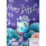 Baner Happy Birthday, 16,5 x 62 cm, opalizujący - 5