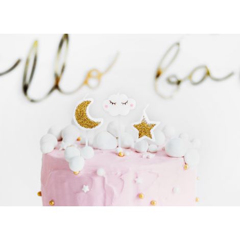 Świeczki urodzinowe Little Star, 2-3 cm, 5 sztuk - 3
