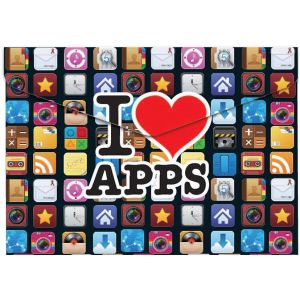 Koperta na zatrzask Panta A4 Apps