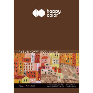 Blok rysunkowy Happy Color ECO ART A3/25/150g