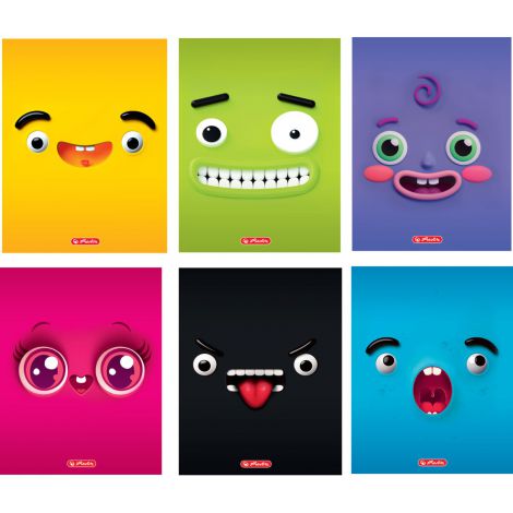 Zeszyt Herlitz PP Funny Faces A5/32 linia