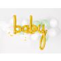Balon foliowy Baby, 73,5x75,5cm, złoty - 6
