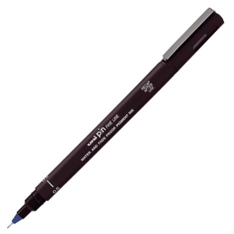 Cienkopis kreślarski Uni Pin-200, 0.5mm, niebieski