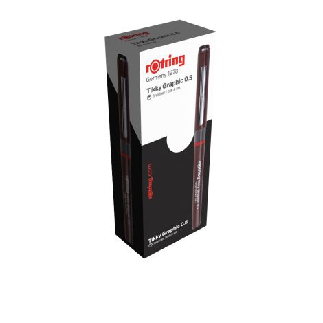 Cienkopis rOtring Tikky Graphic 0.50mm czarny - 3
