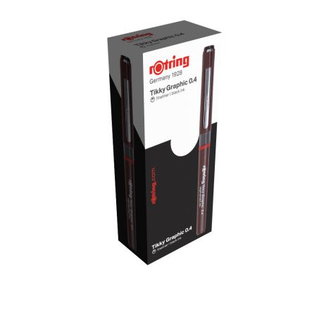 Cienkopis rOtring Tikky Graphic 0.40mm czarny - 3