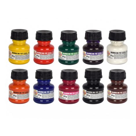 Tusz kreślarski Koh-i-Noor 20g, Zielony