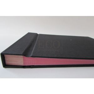 Album na zdjęcia Eco Retro mini 170x220 Czarna okładka płócienna, 15 kart kremowych