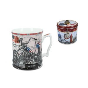 Kubek Carmani 480ml - Motor w puszce Harley Davidson