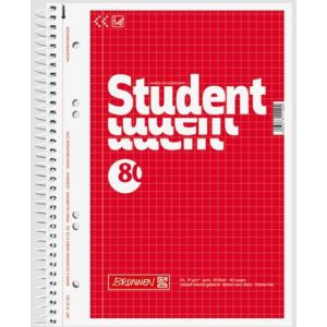 Kołonotatnik Brunnen Standard A5/80/70g kratka