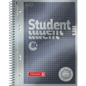 Kołonotatnik Brunnen Premium A5/80/70g kratka