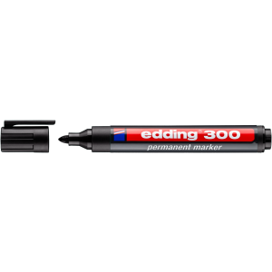 Marker permanentny Edding okrągły 1.5-3.0mm, Czarny