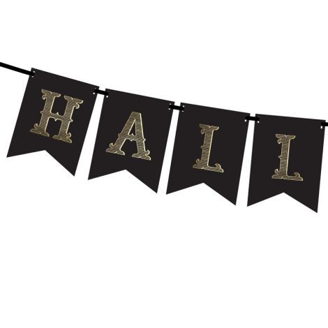 Baner Halloween, czarny, 20 x 175 cm - 4