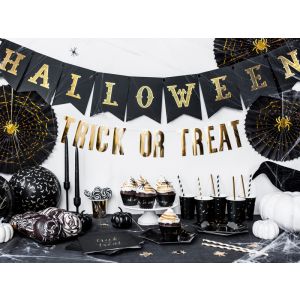 Baner Halloween, czarny, 20 x 175 cm