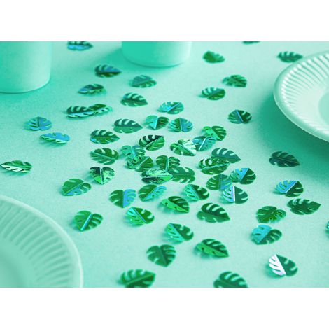 Konfetti PartyDeco Liście zielone, 15g - 3