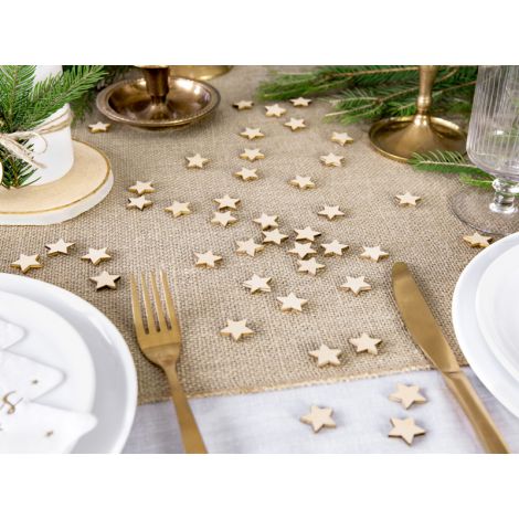 Konfetti dpCraft drewniane Gwiazdki, 2x2cm, 50szt - 2