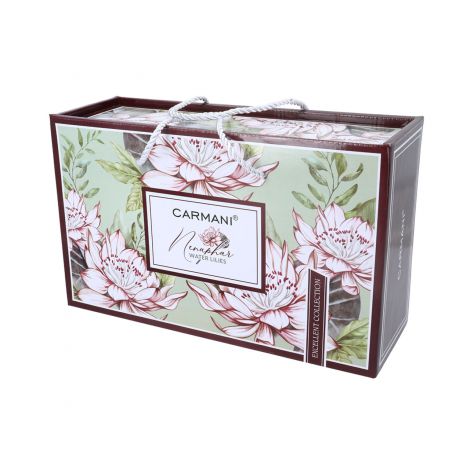 Komplet dwóch filiżanek Carmani 200ml ze spodkami - Lilie - 2