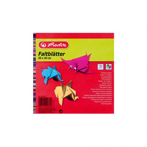 Papier Origami Herlitz Mix 20cm/100szt