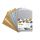Tektura falista MIX GOLD/SILVER A4/10