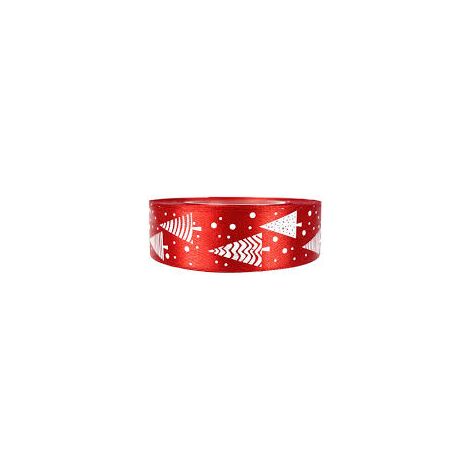 Wstążka satynowa Brewis Czerwona, 25mm x 22m - 2