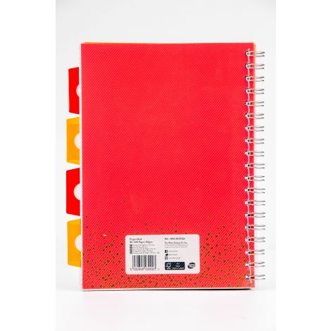Kołozeszyt Pukka Pad Project Book Blush B5/100/80g kratka, koralowy - 3