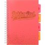 Kołozeszyt Pukka Pad Project Book Blush B5/100/80g kratka, koralowy - 3