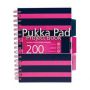 Kołozeszyt Pukka Pad Project Book Navy A5/100/80g kratka, różowy - 3