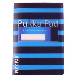 Zeszyt Pukka Pad Flex Pad Navy A5/60/80g kratka, Niebieski