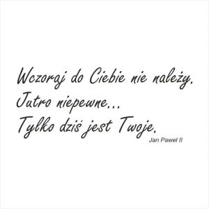 Stempel gumowy Crafty Moly Wczoraj do Ciebie