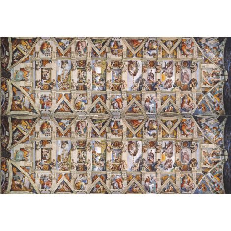 Puzzle Clementoni Museum 1000el Panorama The Sistine Chapel Ceiling - 2