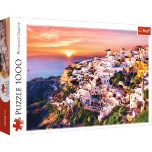Puzzle Trefl 1000el Zachód Nad Santorini
