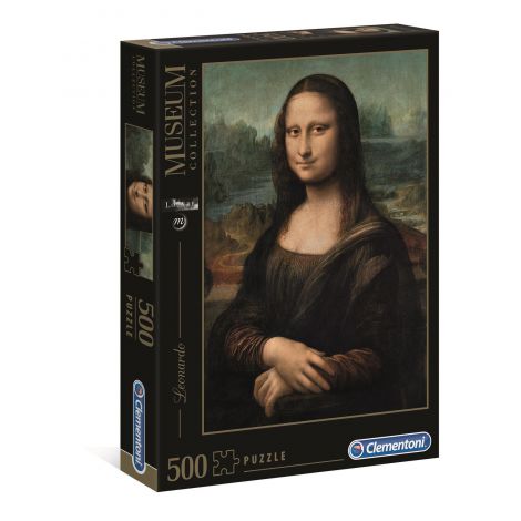 Puzzle Clementoni Museum 500el Leonardo: Mona Lisa