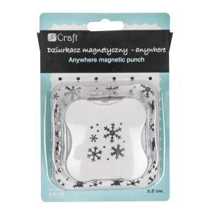 Dziurkacz magnetyczny dpCraft Anywhere 3,8cm Konfetti Śnieżynki