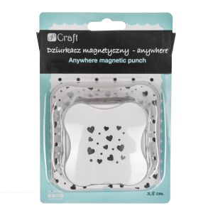 Dziurkacz magnetyczny dpCraft Anywhere 3,8cm Konfetti Serduszka