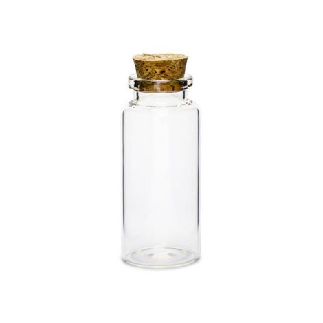 Buteleczka szklana z korkiem PartyDeco, 35ml