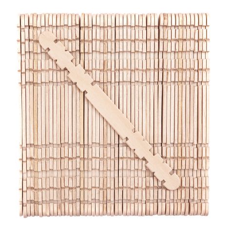 Patyczki kreatywne konstrukcyjne dpCraft naturalne 11.5cm, 50szt