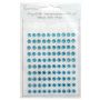 Kryształki samoprzylepne dpCraft 6mm, 100szt, Turquoise - 2