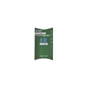 Naboje do cienkopisu Pilot V5 Cartridge System 3 szt. zielony