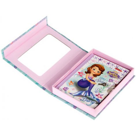 Pamiętnik Starpak w pudełku z kłódką Księżniczka Sofia 17x12,5cm - 3