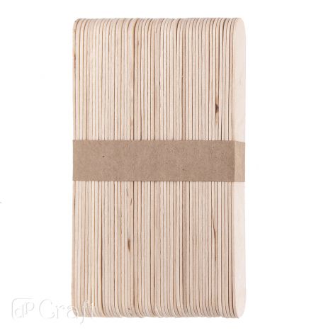 Patyczki kreatywne dpCraft Jumbo naturalne 14.8cm, 60szt