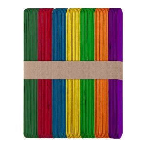 Patyczki kreatywne dpCraft Jumbo kolorowe 14.8cm, 60szt