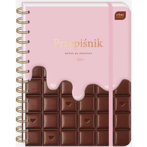 Przepiśnik Interdruk z gumką A5/120/90g Chocolate